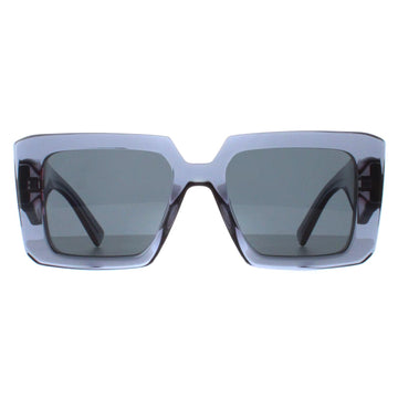 Prada Sunglasses PR23YS 19O70B Transparent Graphite Dark Grey