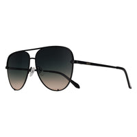 Quay Sunglasses High Key Extra Large 79939 Shiny Black Black to Pink Gradient