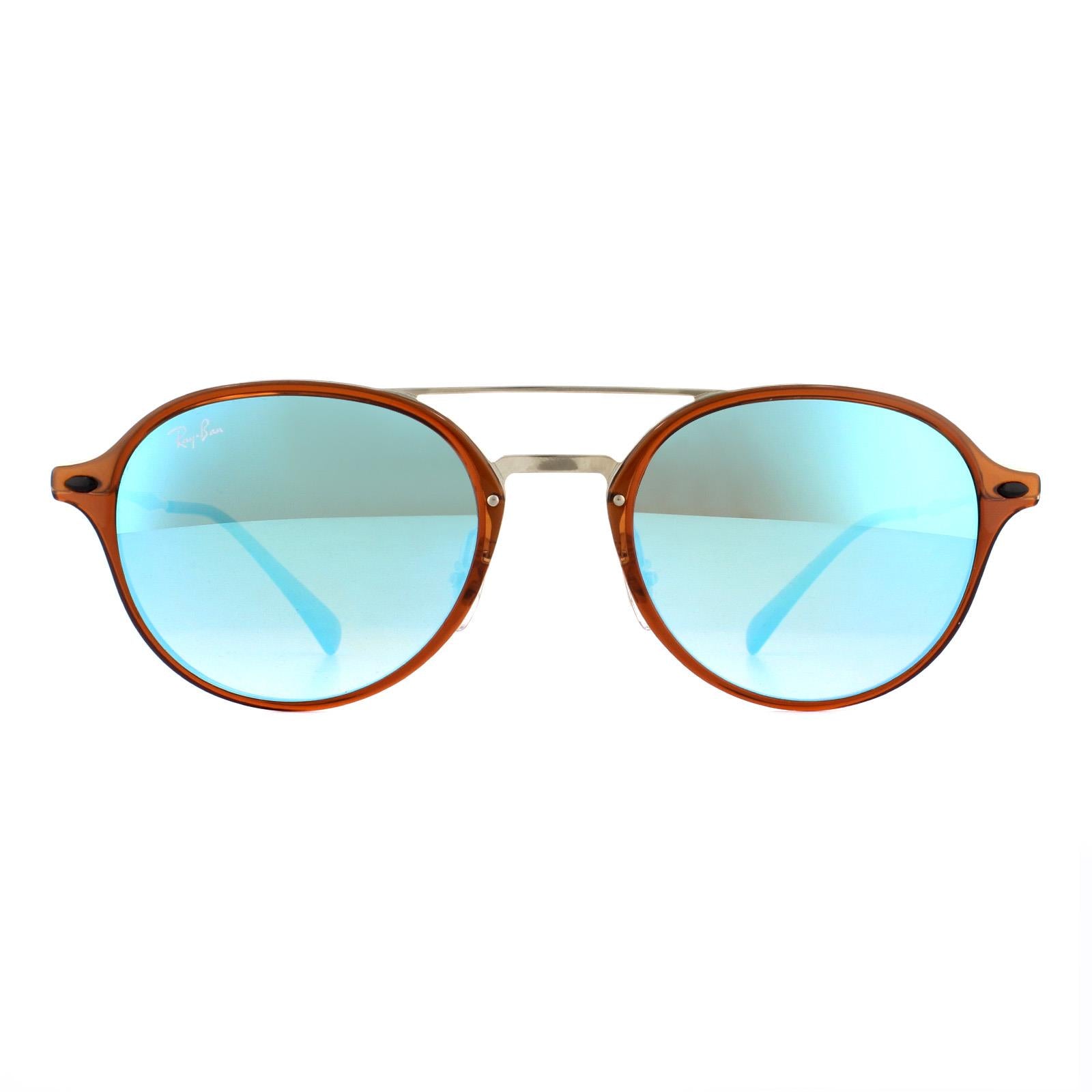 Sunglasses 4287 604 B7 Brown Silver Gradient Mirror
