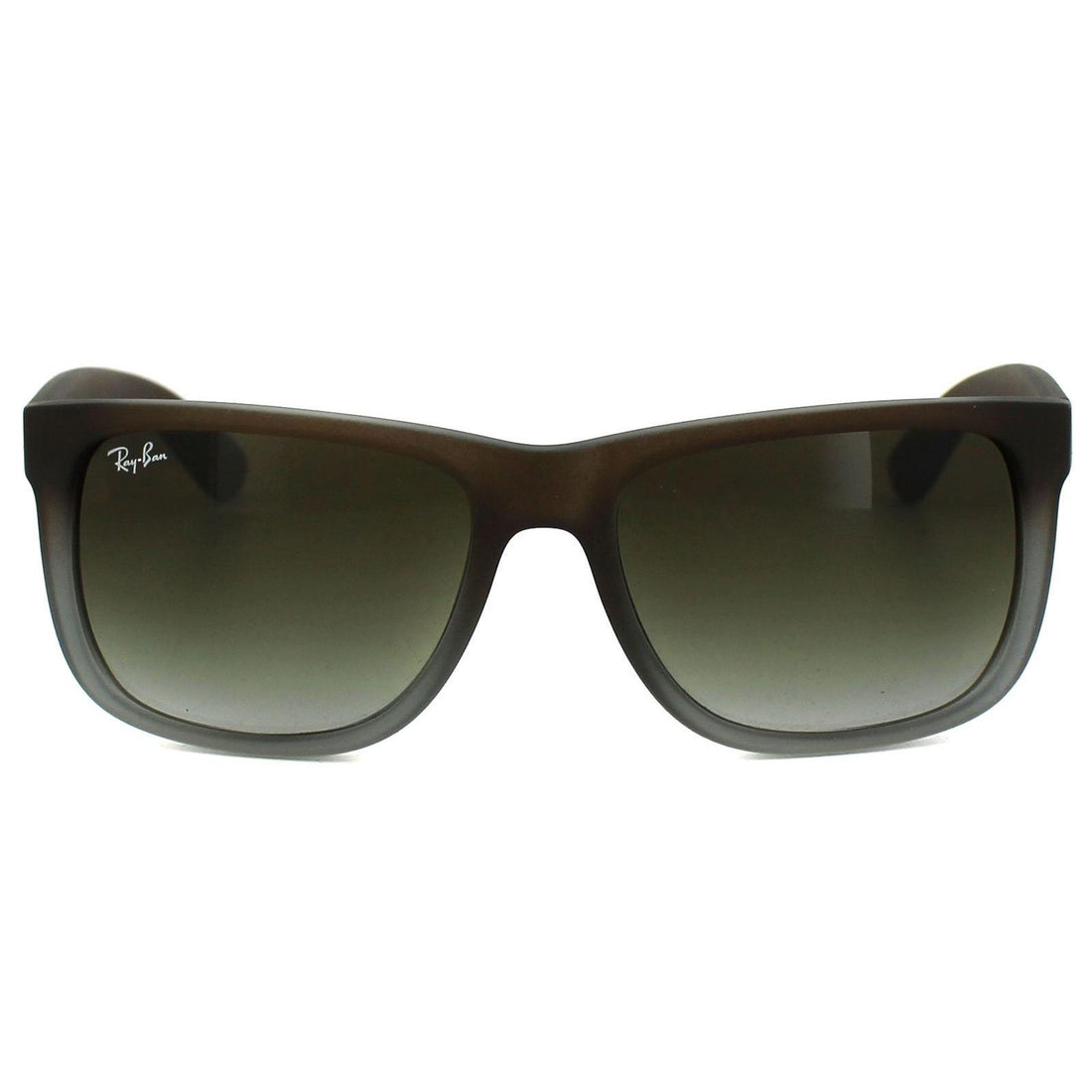 Ray-Ban Justin Classic RB4165 Sunglasses Brown Fade Green Gradient 55