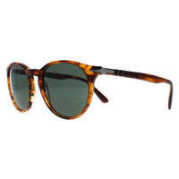 Persol Sunglasses PO3152S 115731 Striped Brown Green