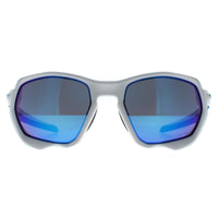 Oakley Plazma Sunglasses Matte White / Prizm Sapphire