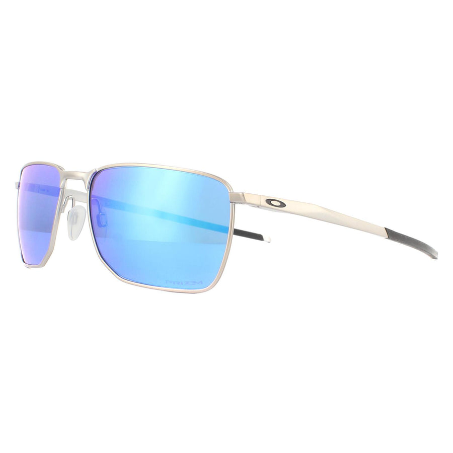 Oakley Sunglasses Ejector OO4142-04 Satin Chrome Prizm Sapphire