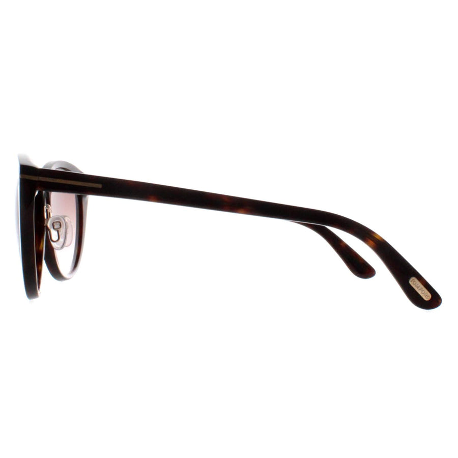 Tom Ford Sunglasses 0345 Gina 52F Dark Havana Brown Gradient