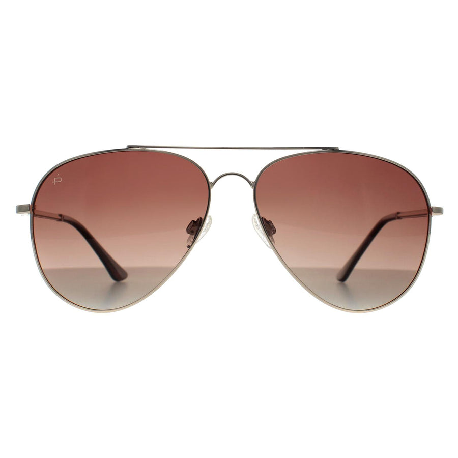 Prive Revaux Sunglasses Cali J5G Champagne Gold Brown Gradient