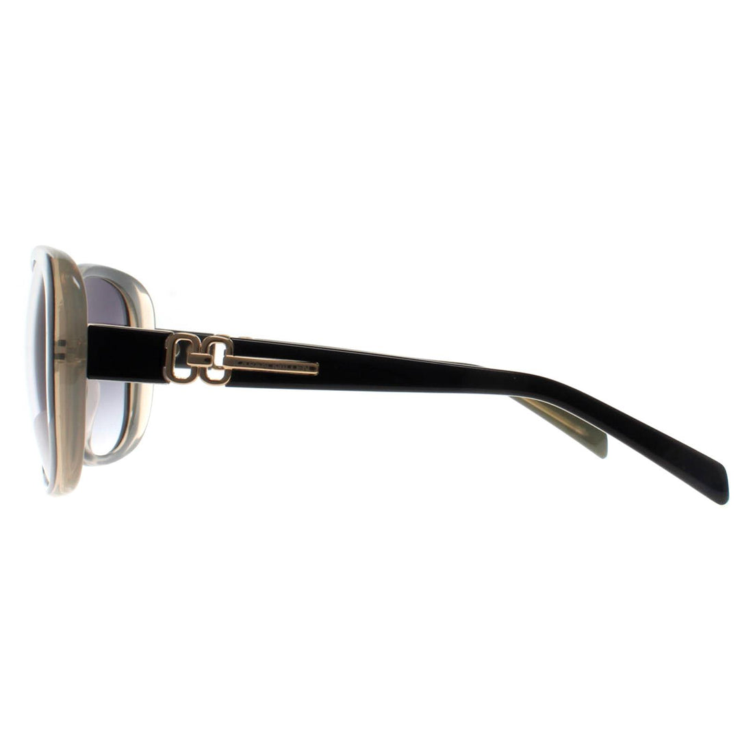 Karen Millen Sunglasses KM5054 001 Black Nude Brown Gradient Dark Grey