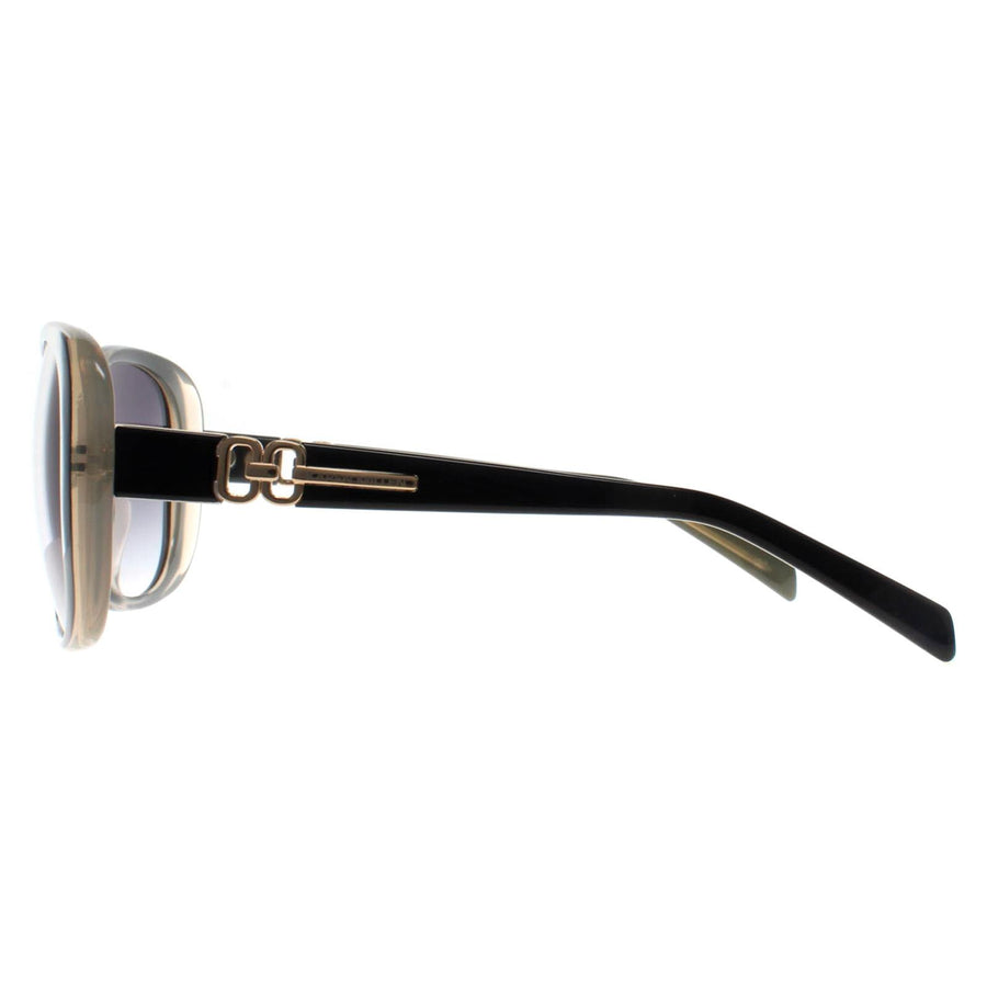 Karen Millen Sunglasses KM5054 001 Black Nude Brown Gradient Dark Grey