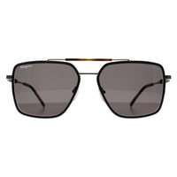 Salvatore Ferragamo Sunglasses SF298S 037 Dark Ruthenium Brown Grey