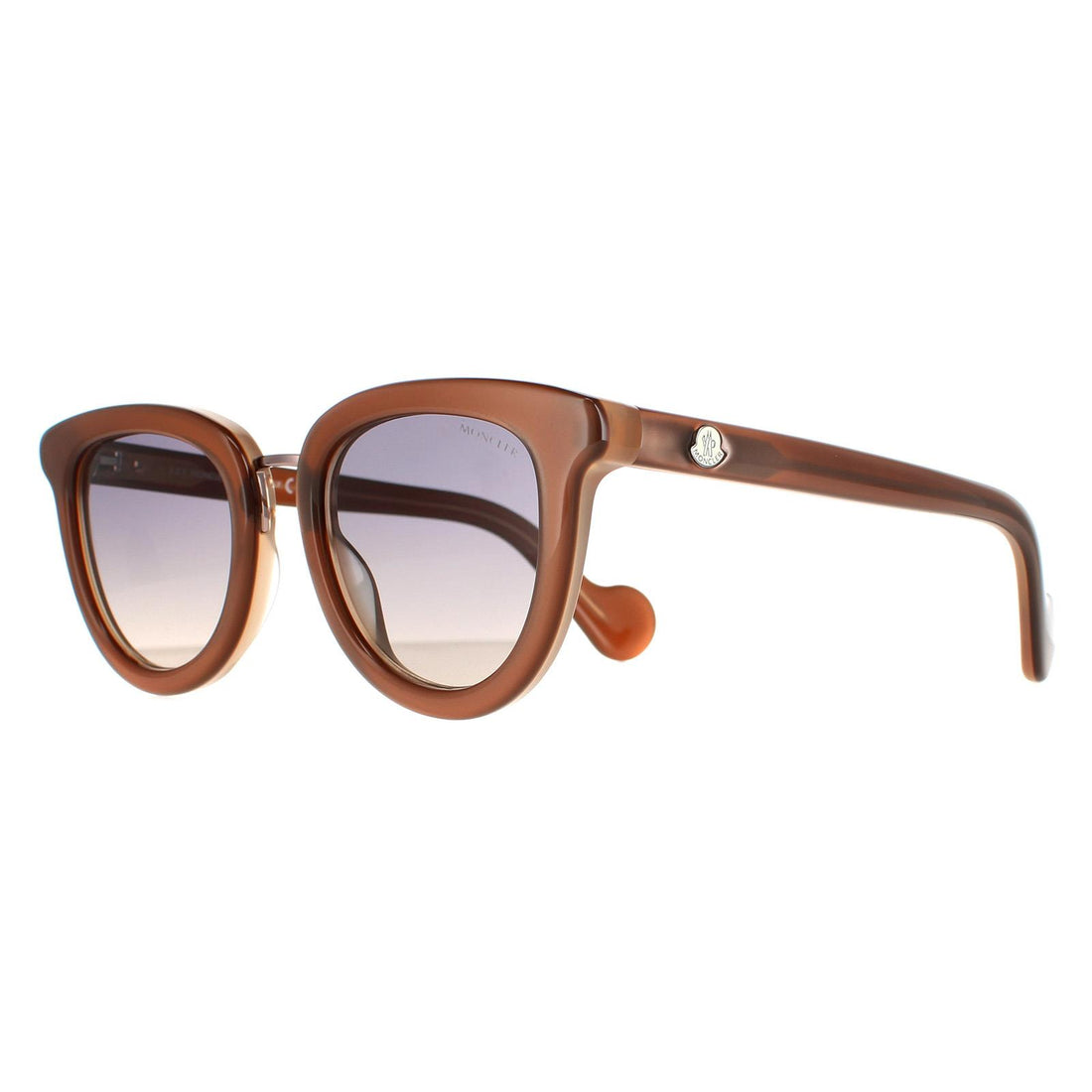 Moncler Sunglasses ML0044 50B Pearl Brown Grey Gradient