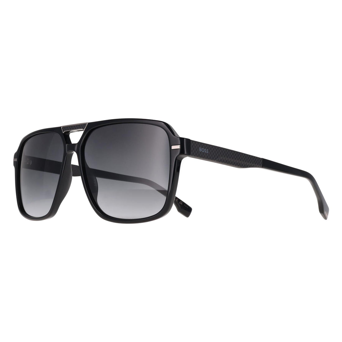 Hugo Boss Sunglasses BOSS 1766/S 807 9O Matte Black Dark Grey Gradient