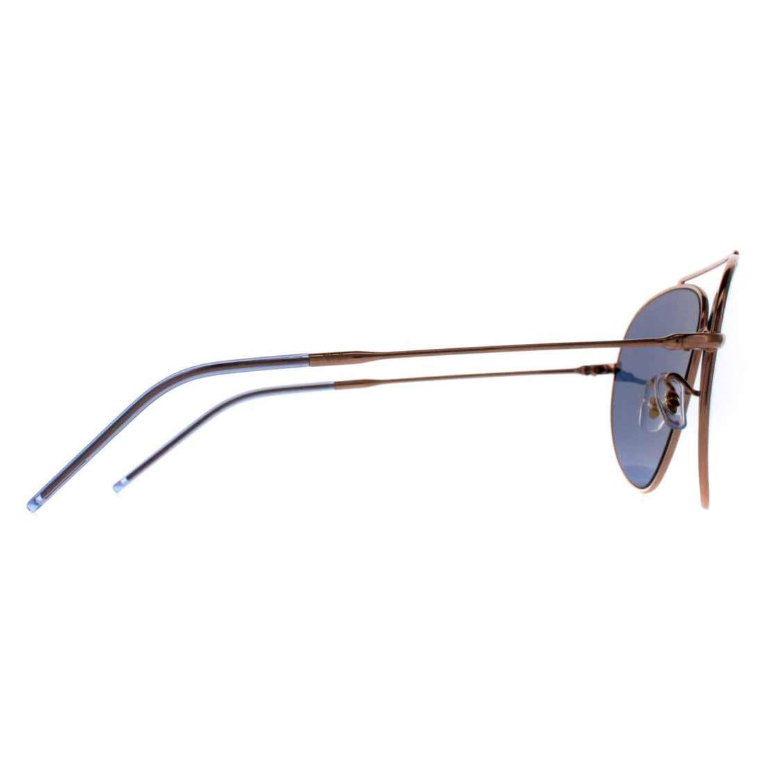 Ray-Ban Sunglasses RB0101S Aviator Reverse 92023A Rose Gold Blue