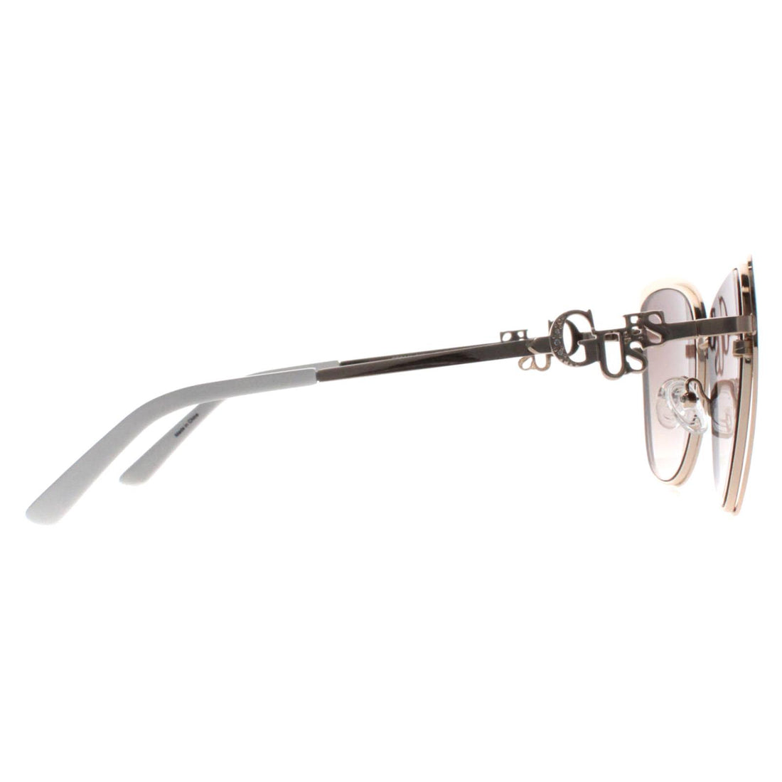 Guess Sunglasses GF6141 21F White Brown Gradient