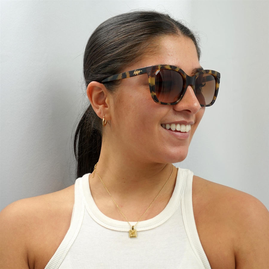 Ralph by Ralph Lauren Sunglasses RA5265 583613 Shiny Sponged Havana Brown Gradient