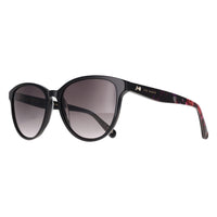 Ted Baker Sunglasses TB1763 Flori 001 Gloss Solid Black Grey Gradient