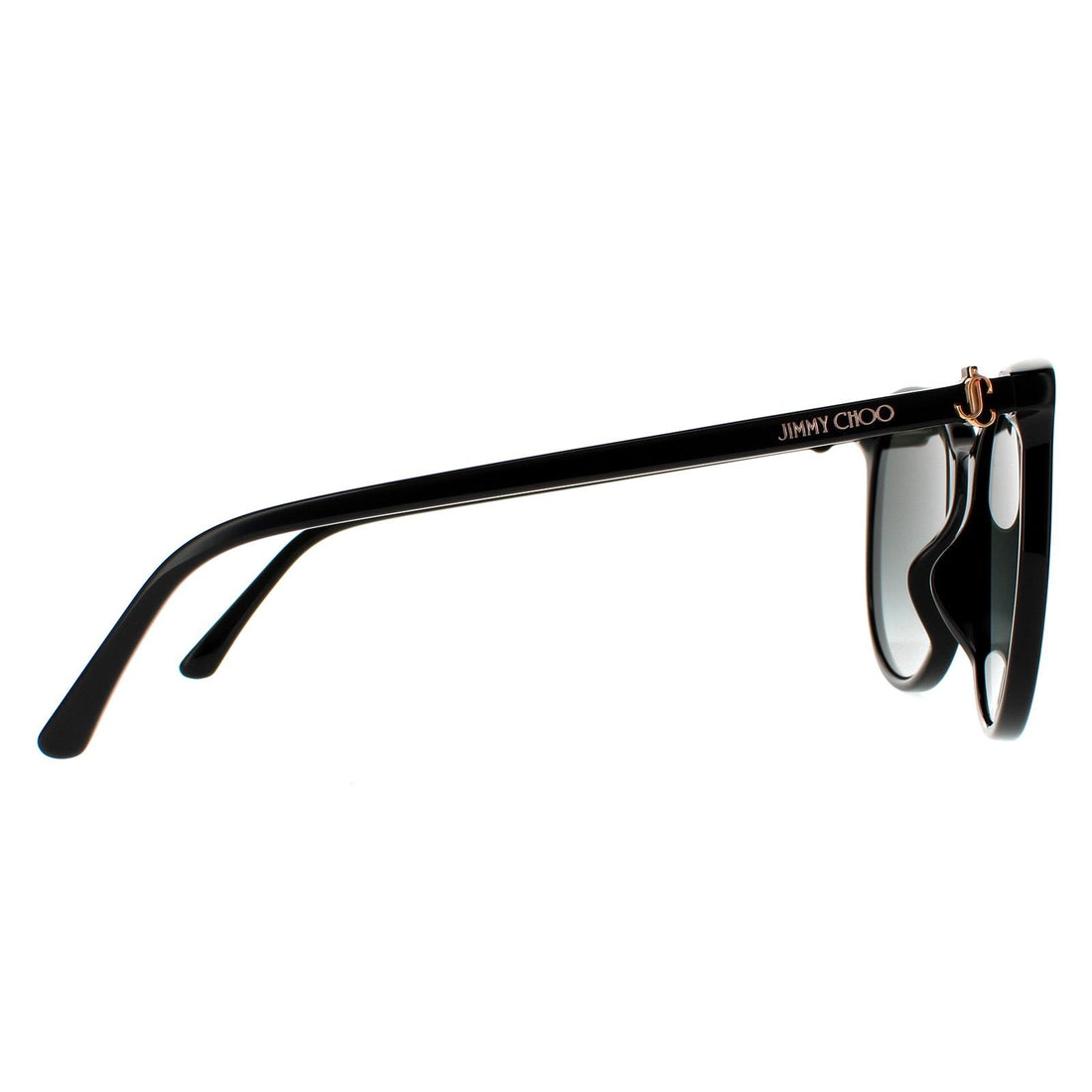 Jimmy Choo Sunglasses ILANA/F/SK 26S 9O Black Copper Dark Grey Gradient