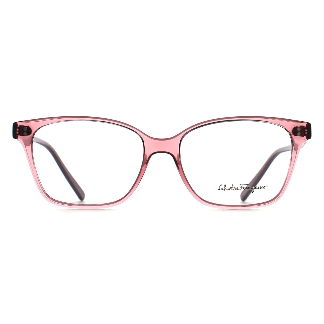 Salvatore Ferragamo Glasses Frames SF2928 610 Transparent Rose Women