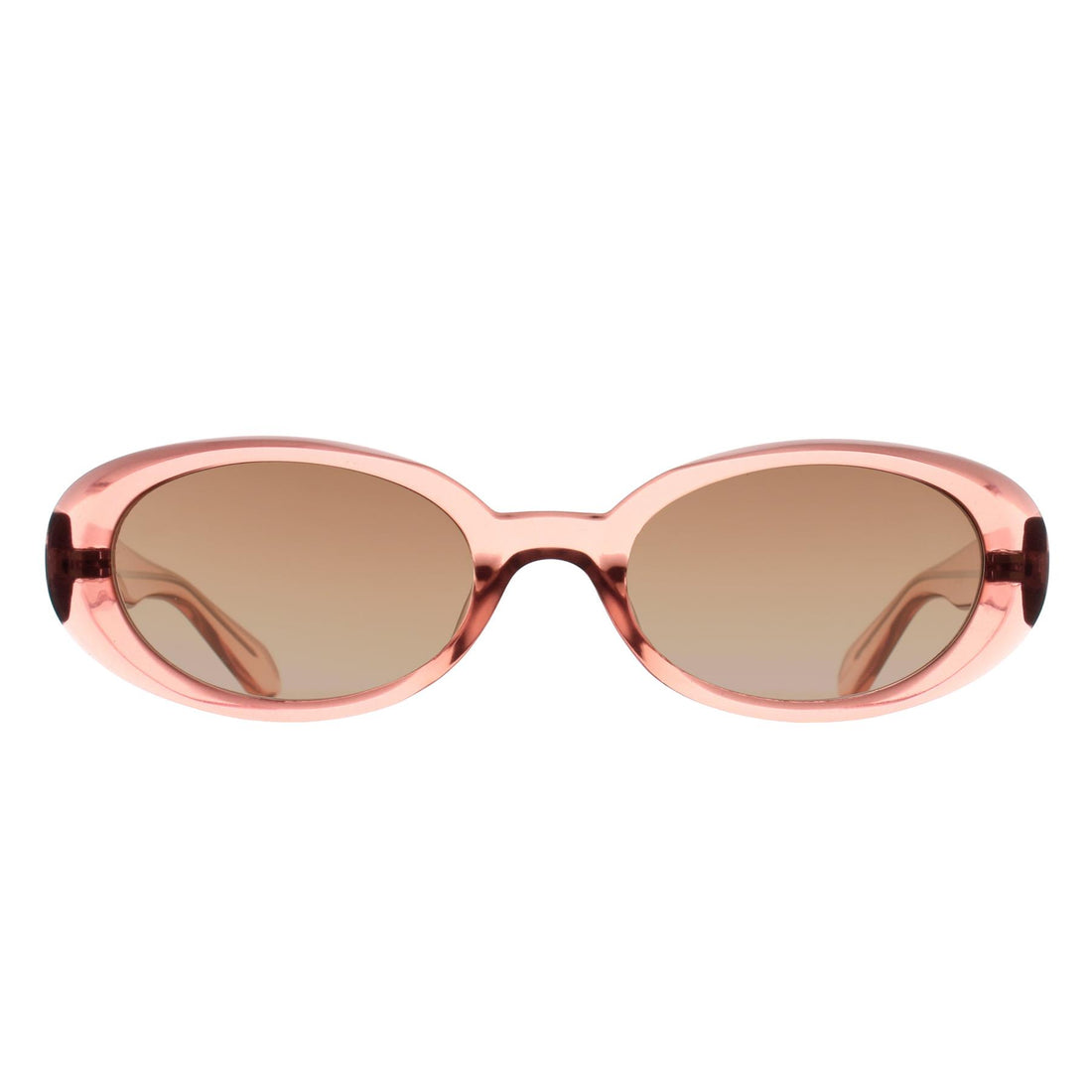 Quay Sunglasses Felt Cute 77736 Pale Rose Sepai Brown Gradient