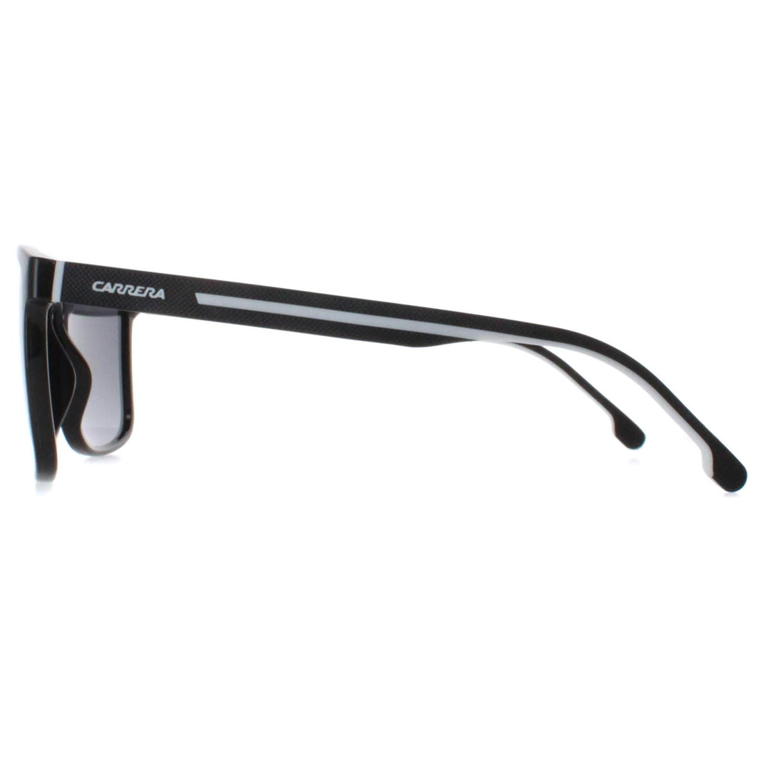Carrera Sunglasses 8064/S 80S 9O Black and White Dark Grey Gradient