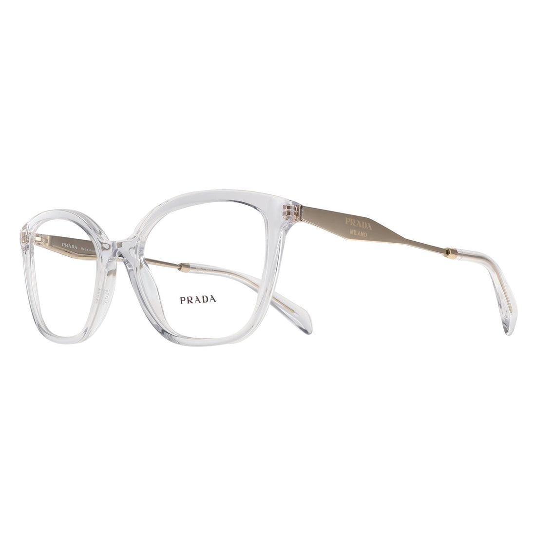 Prada Glasses Frames PR02ZV 2AZ1O1 Crystal Women