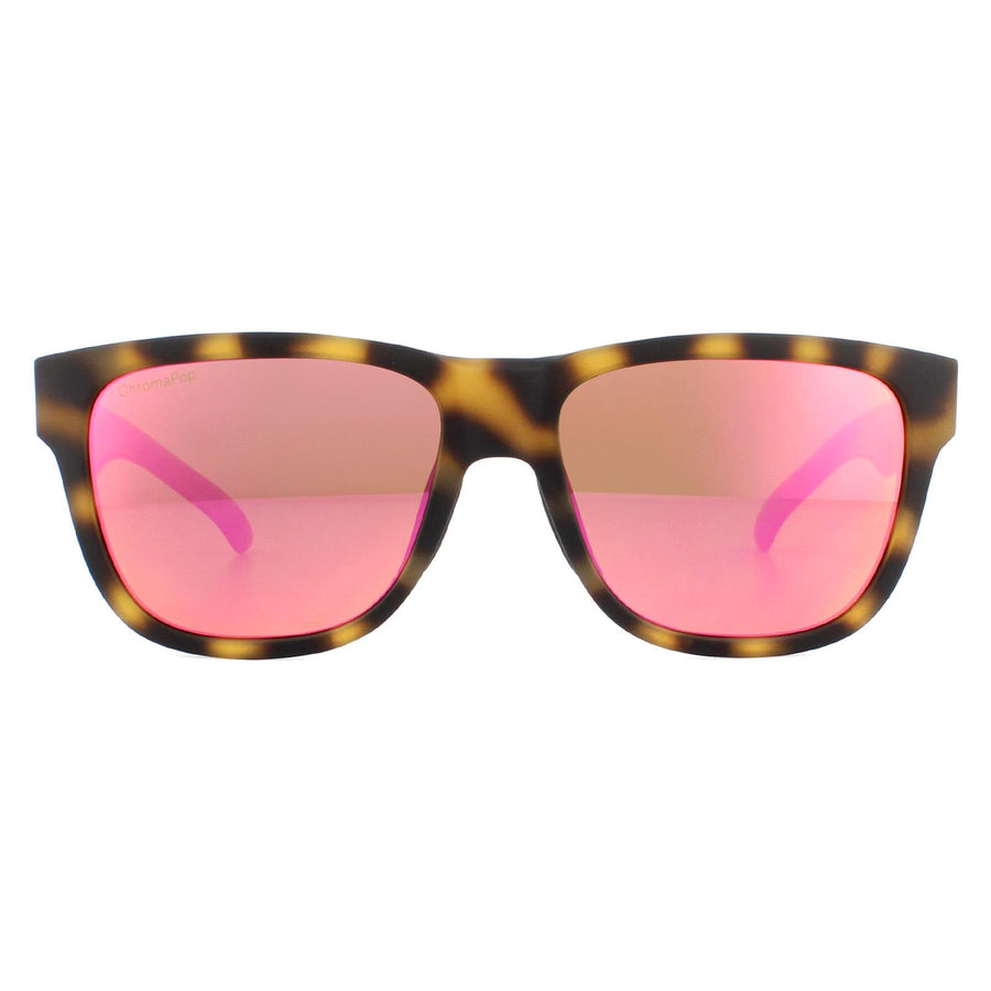 Smith Lowdown Slim 2 Sunglasses Matte Brown Havana Pink Gold Multilayer Chromapop