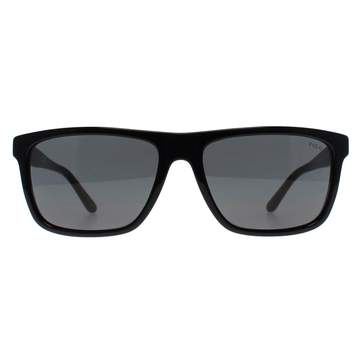 Polo Ralph Lauren Sunglasses PH4153 566887 Black Red Dark Grey