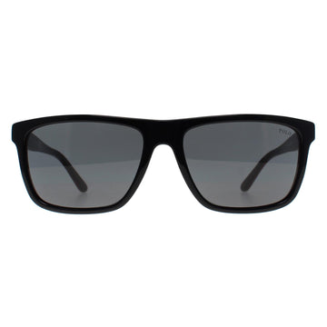 Polo Ralph Lauren Sunglasses PH4153 566887 Black Red Dark Grey