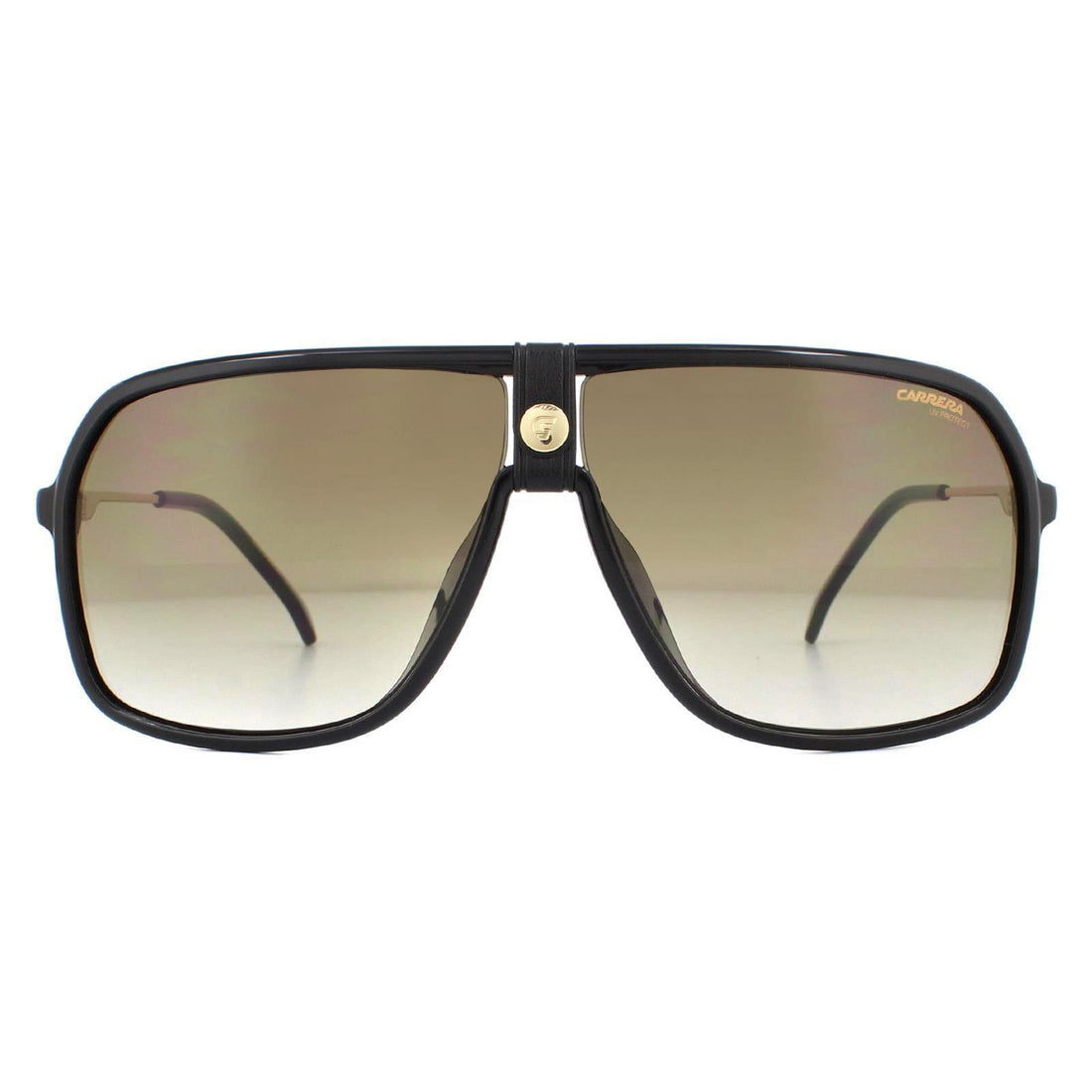 Carrera 1019/S Sunglasses Black Gold Brown Gradient