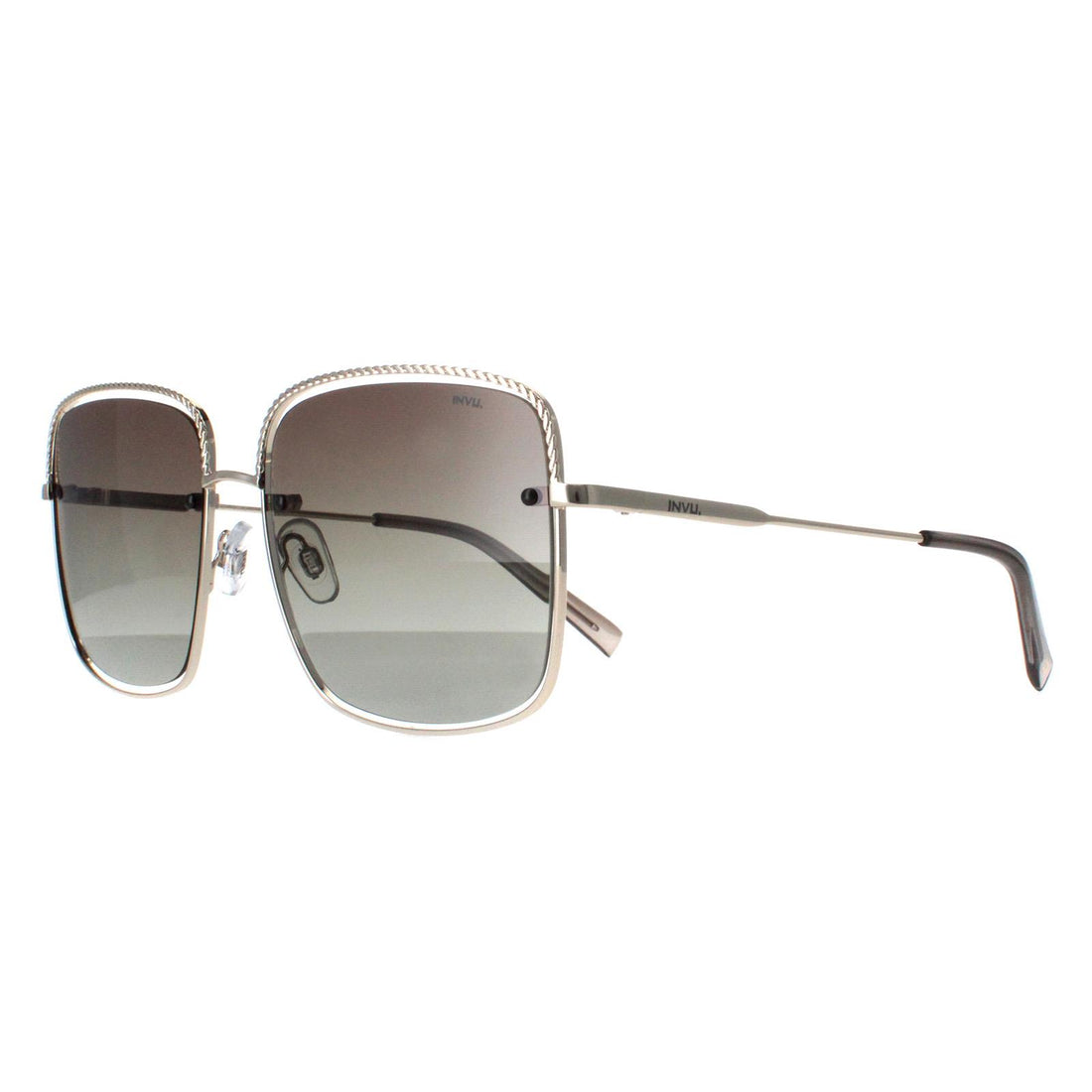 INVU Sunglasses B1112 B Gold Grey Polarized