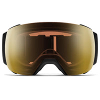 Smith Ski Goggles I/O Mag XL 0JX 4O Black ChromaPop Pro Photochromic Gold Mirror & CP Storm Blue Sensor Mirror