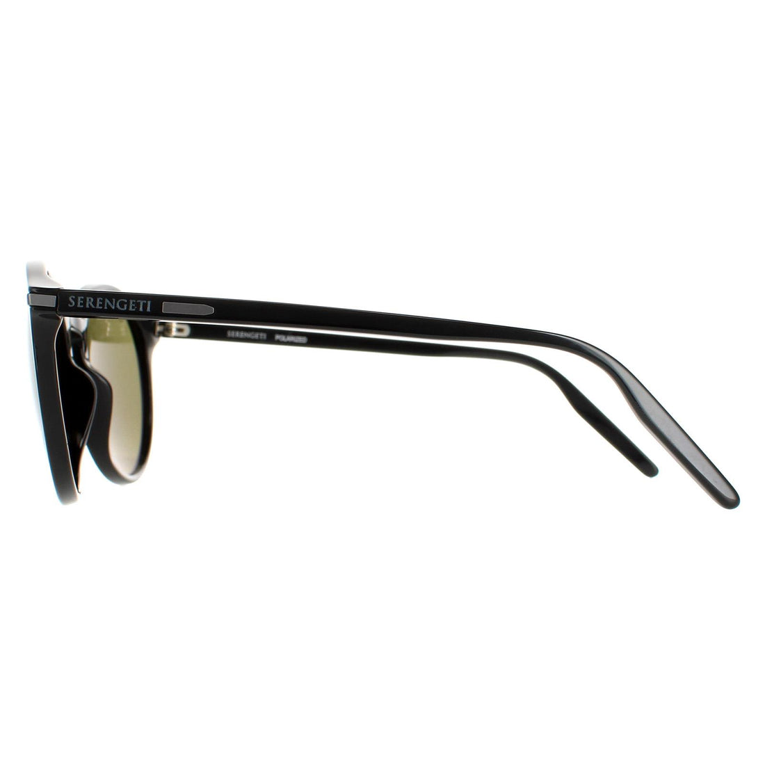 Serengeti Sunglasses Leonora 8954 Shiny Black Mineral Polarized 555nm