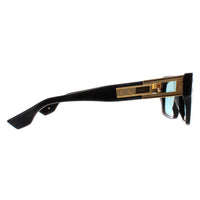 Dita Sunglasses Grandmaster Seven DTS407-A-01 Black Yellow Gold Dark Turquoise