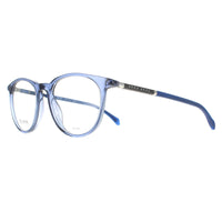 Hugo Boss Glasses Frames BOSS 1132 PJP Transparent Blue Men Women
