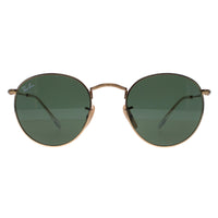 Ray-Ban Round Metal RB3447 Sunglasses Gold Green 47