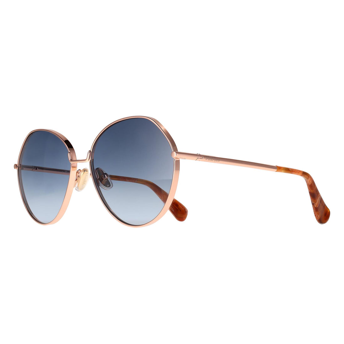 Max Mara Sunglasses MM0096 33W Gold Blue Gradient