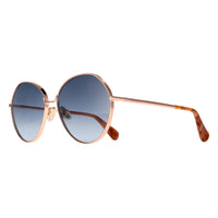 Max Mara Sunglasses MM0096 33W Gold Blue Gradient