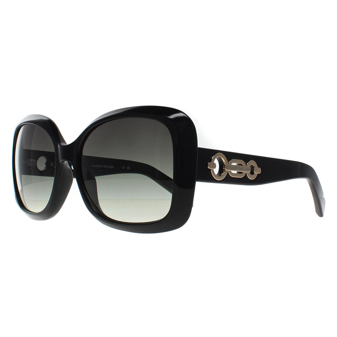 Karen Millen Sunglasses KM5053 001 Black Grey