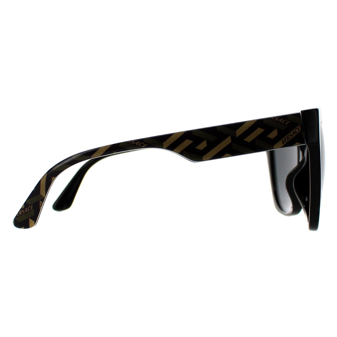 Versace Sunglasses VE4417U 535887 Black Pattern Dark Grey