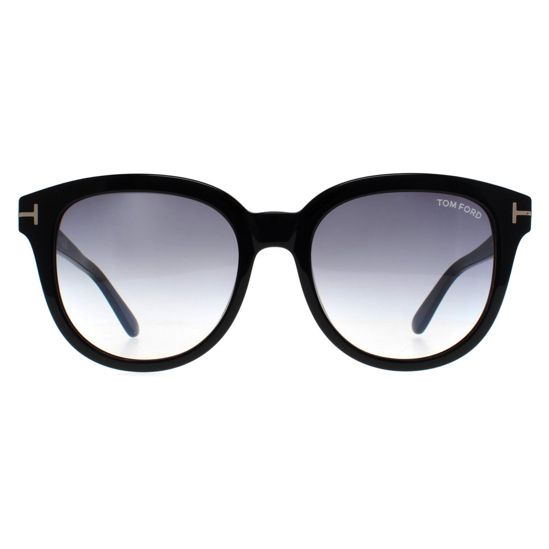 Tom Ford Sunglasses Olivia FT0914 01B Shiny Black Gradient Smoke