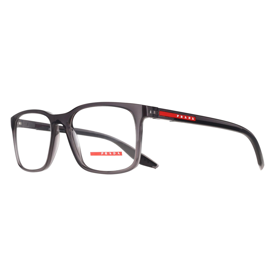 Prada Sport Glasses Frames PS08RV 01D1O1 Crystal Grey Men