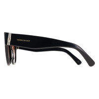 Longchamp Sunglasses LO733S 001 Black Brown Clear Gradient