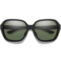 Smith Sunglasses Whitney 003 L7 Matte Black ChromaPop Polarized Grey Green