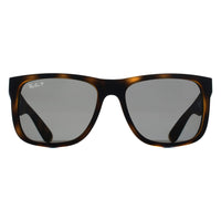 Ray-Ban Sunglasses RB4165 Justin 865/87 Matte Havana Dark Grey Polarized