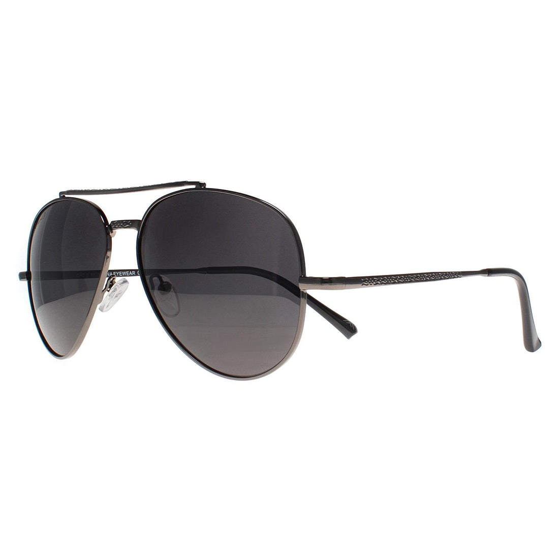 Montana Sunglasses MP185 F Shiny Gunmetal Smoke Grey Polarized