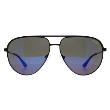 Guess Sunglasses GF5083 01X Black Blue Mirrored
