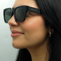 Gucci Sunglasses GG1670SK 001 Black with Havana Grey