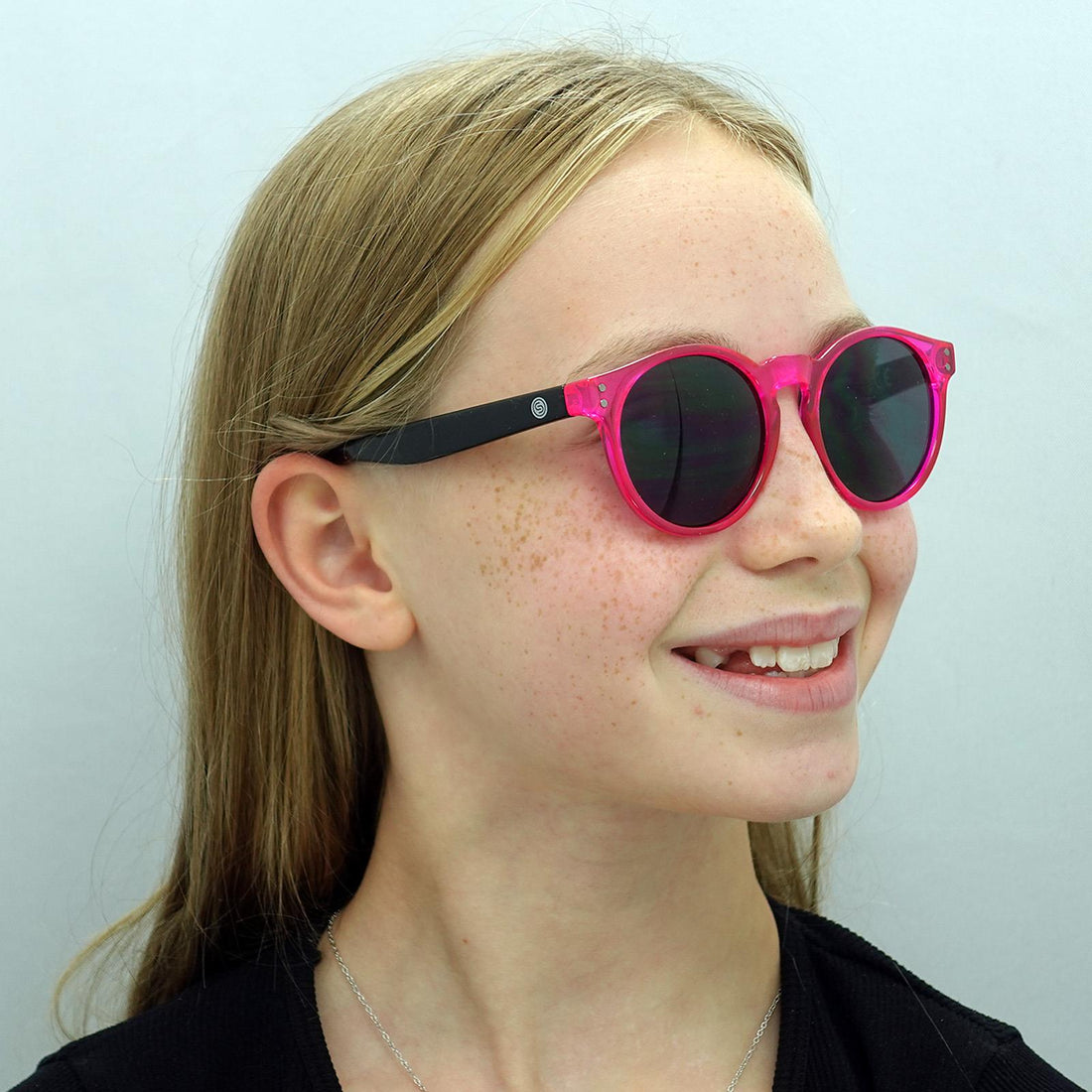 Smarty Sunglasses X2944 E Transparent Pink Black Grey