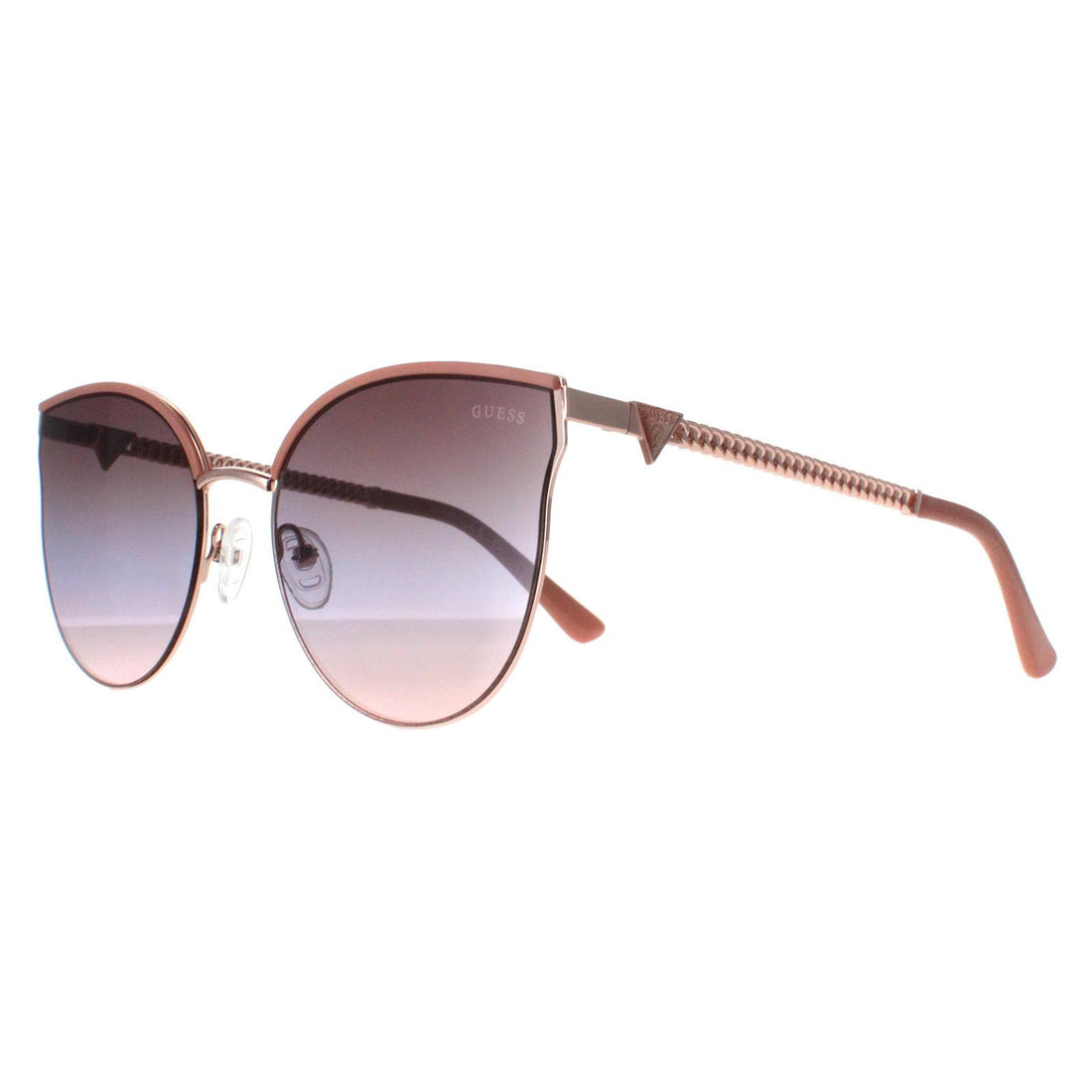 Guess Sunglasses GF6092 28T Shiny Rose Gold Bordeaux Gradient