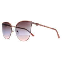 Guess Sunglasses GF6092 28T Shiny Rose Gold Bordeaux Gradient