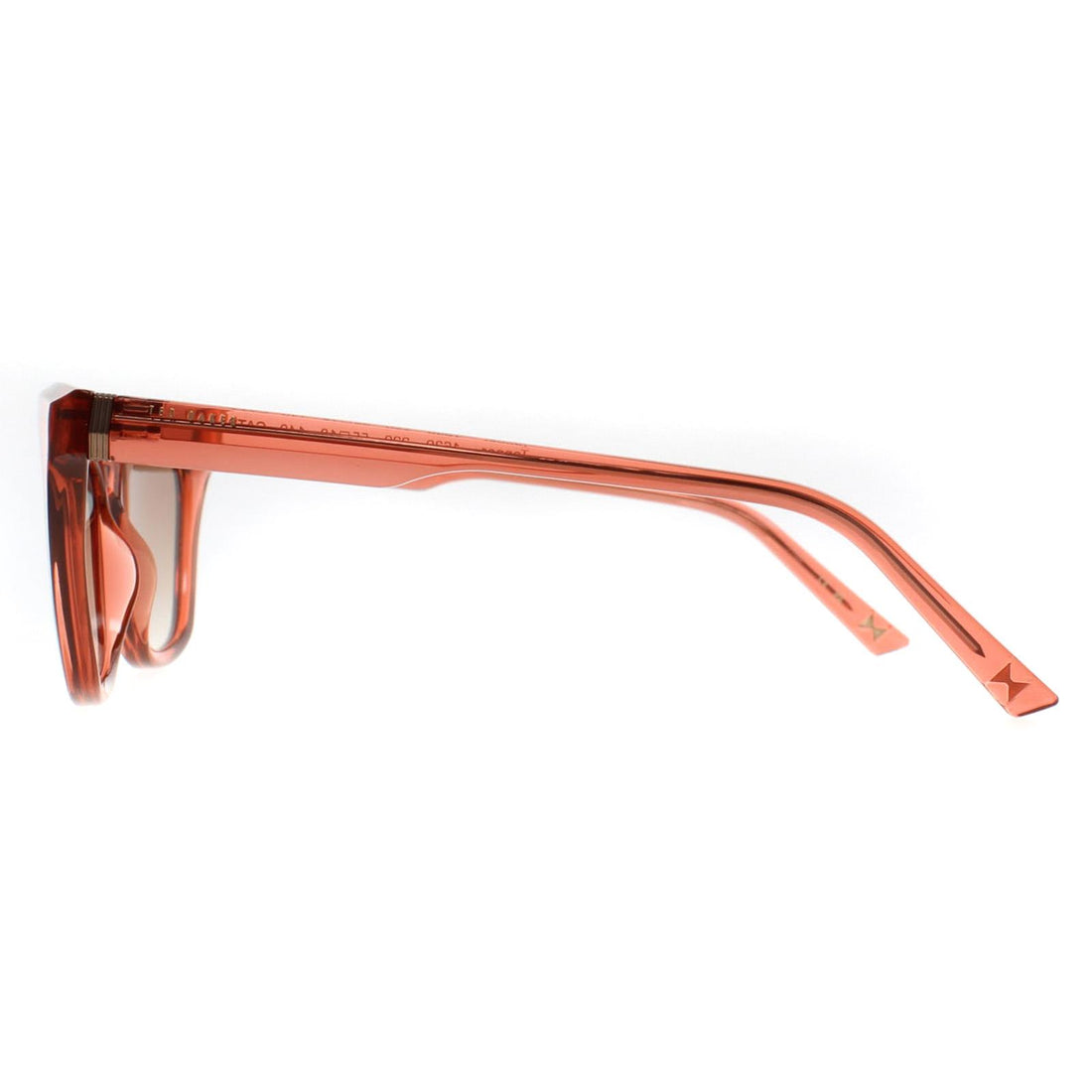 Ted Baker Sunglasses TB1639 Tanner 220 Transparent Candy Cane Red Brown Grey Gradient