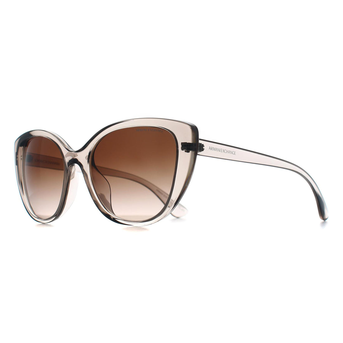 Armani Exchange Sunglasses AX4111SU 824013 Brown Gradient Transparent Tundra